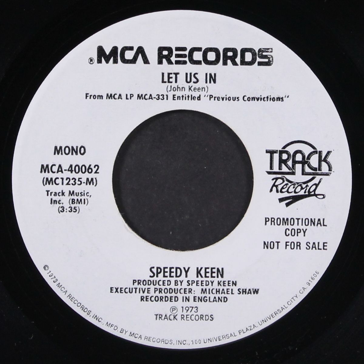 aries lady / let us in by SPEEDY KEEN
