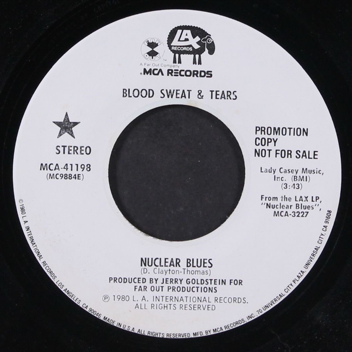 nuclear blues / same by BLOOD, SWEAT & TEARS