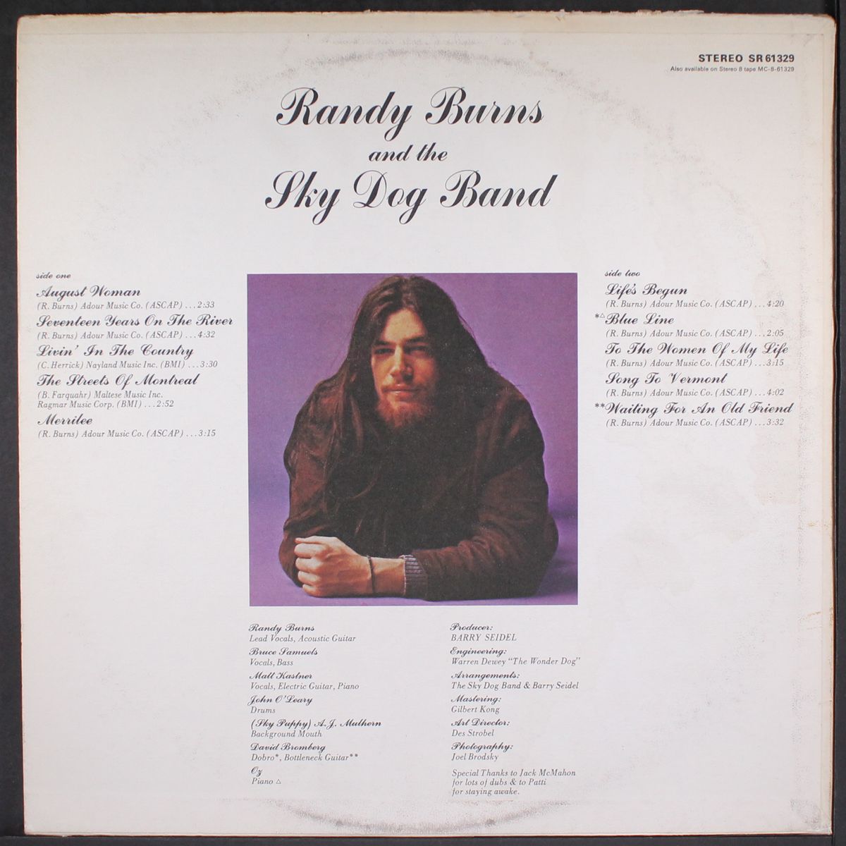 and the sky dog band by RANDY BURNS