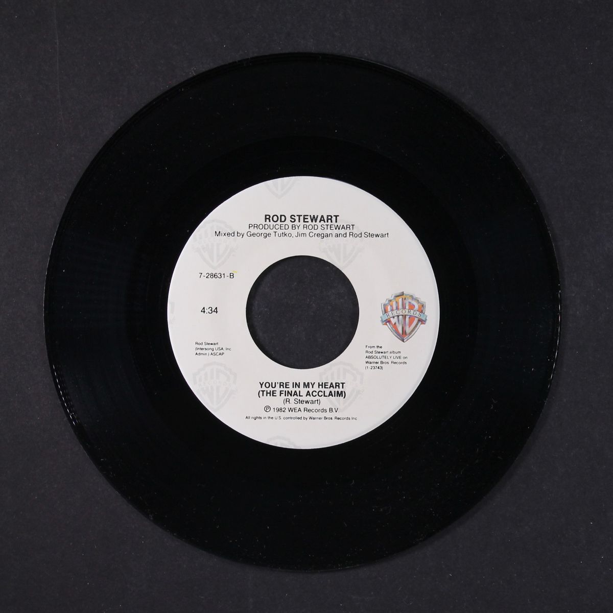 another heartache / you're in my heart by ROD STEWART