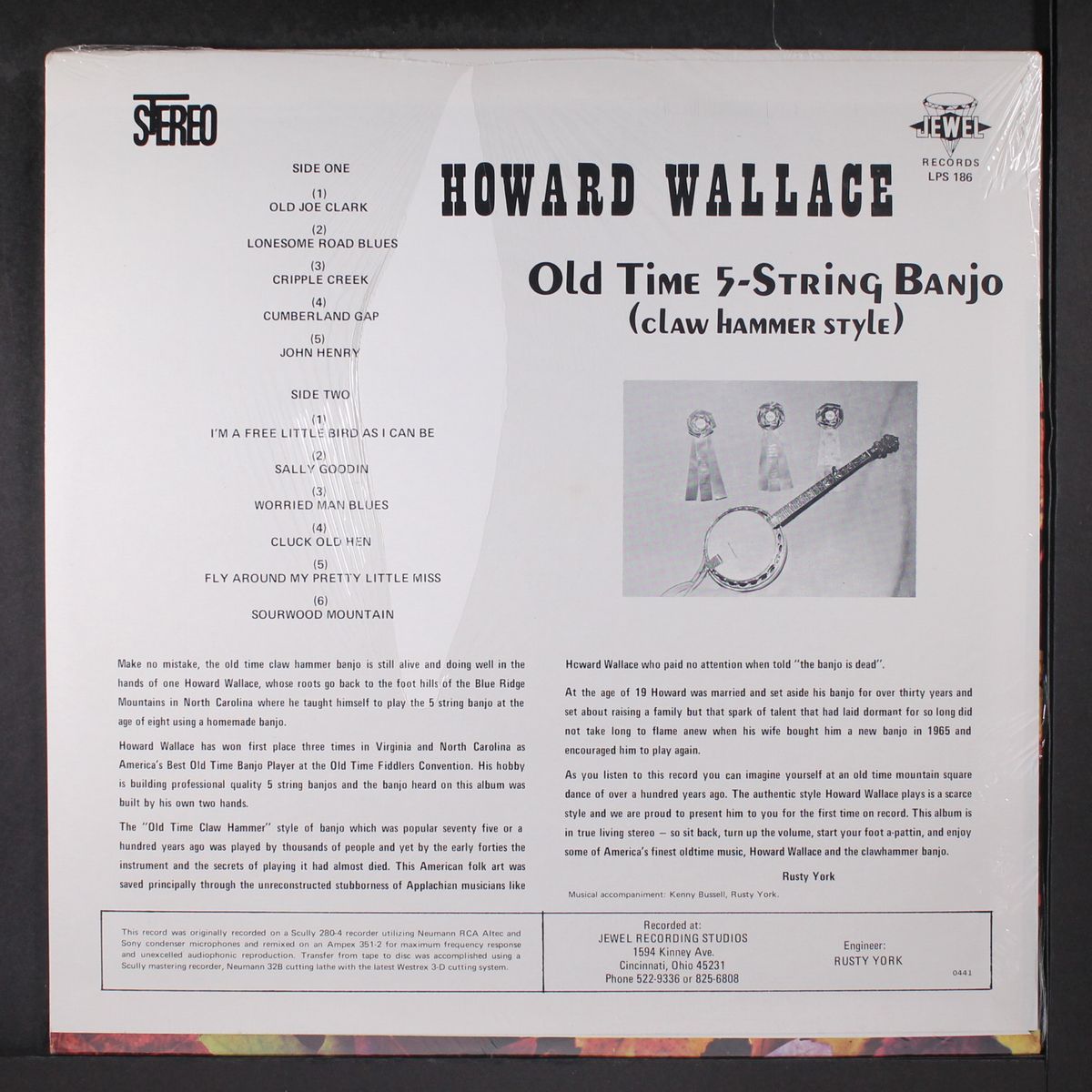 old-time 5 string banjo by HOWARD WALLACE