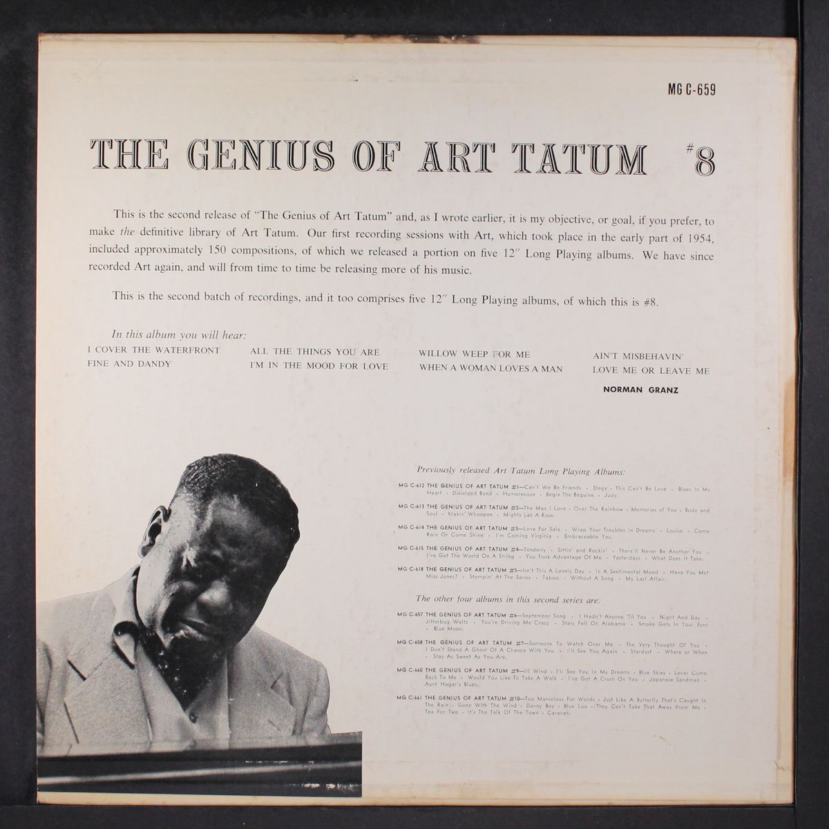the genius of, vol. 8 by ART TATUM