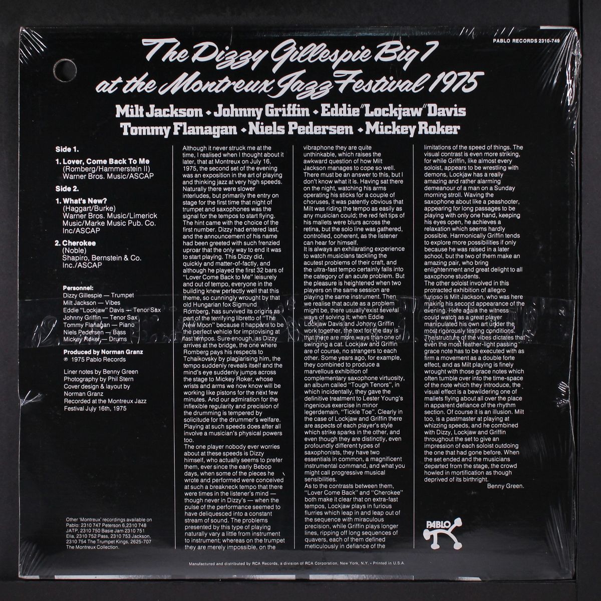 at the montreux jazz festival 1975 by DIZZY GILLESPIE