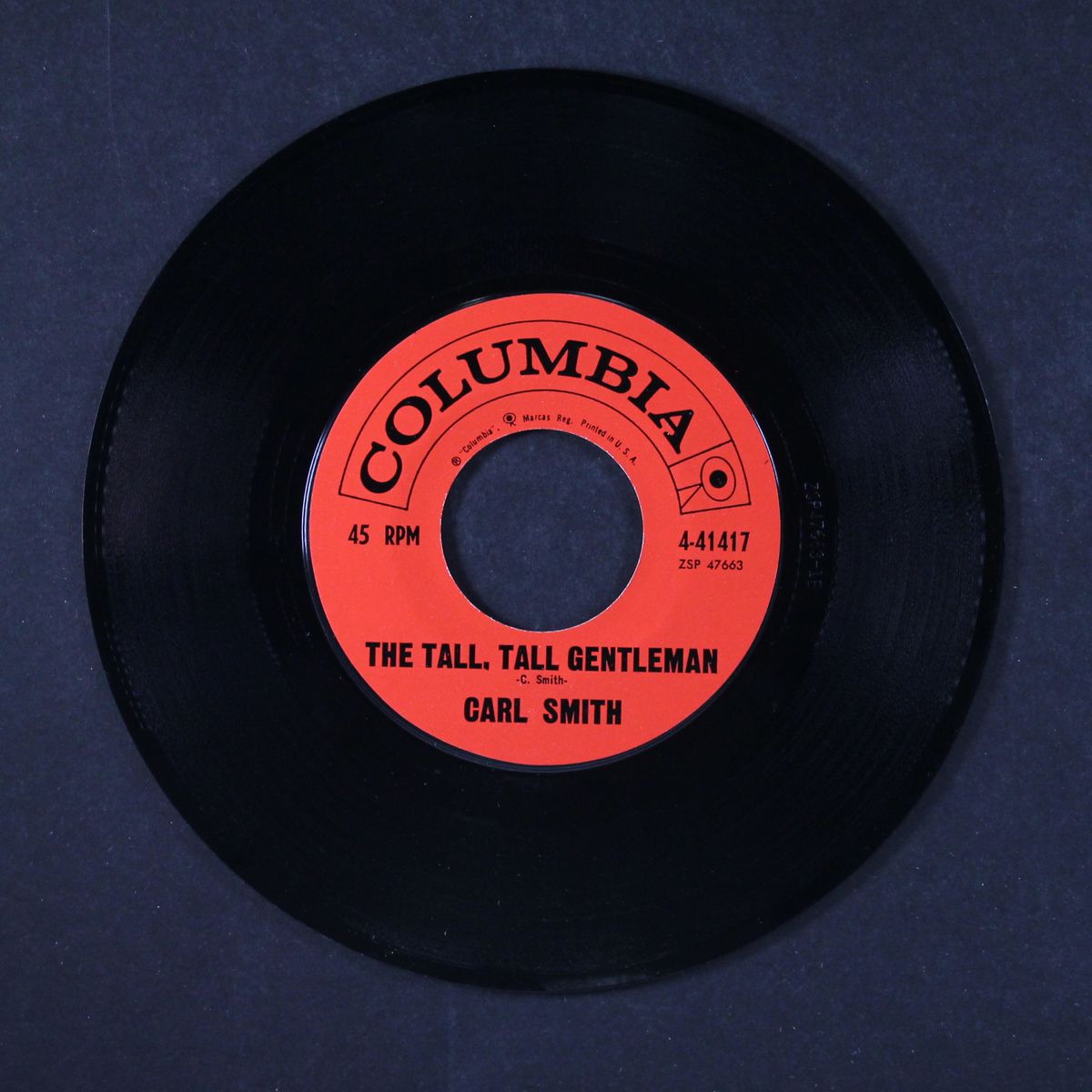 ten thousand drums / the tall tall gentleman by CARL SMITH