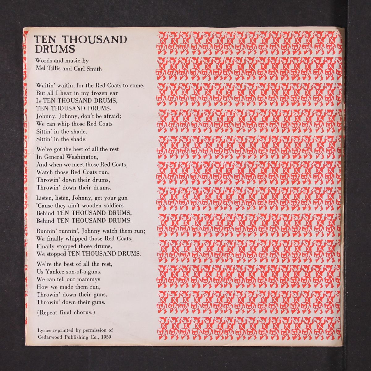 ten thousand drums / the tall tall gentleman by CARL SMITH