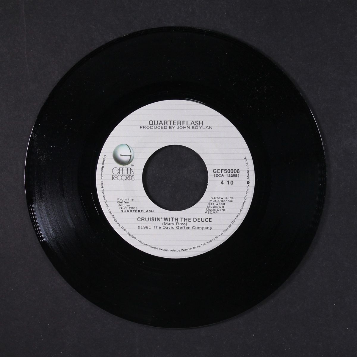 find another fool / cruisin' with the deuce by QUARTERFLASH