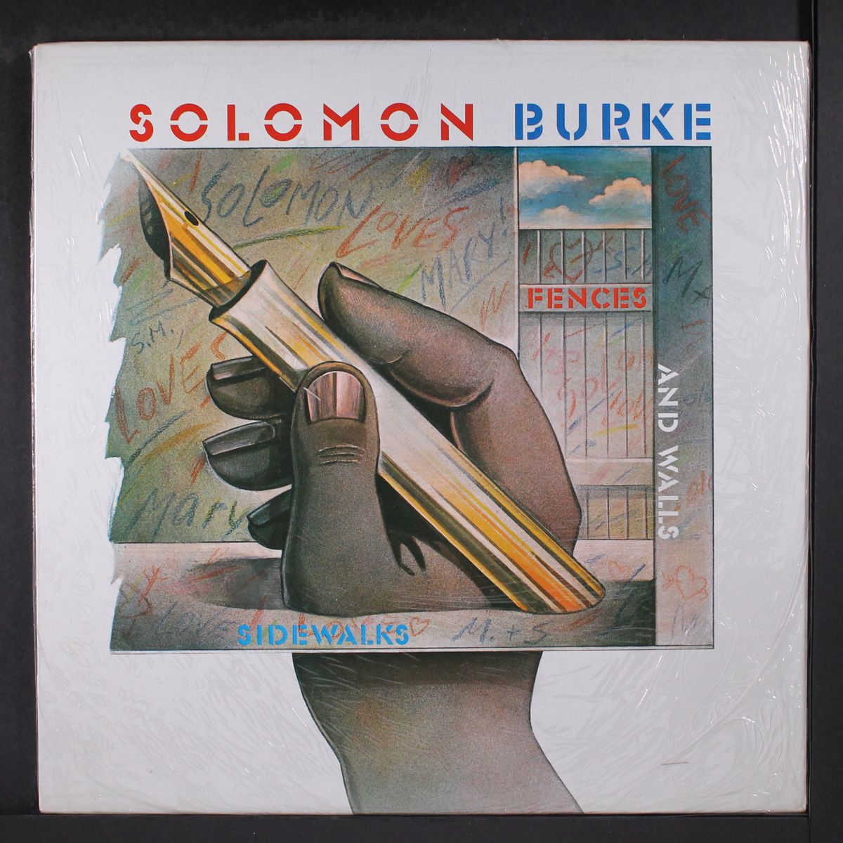 sidewalks, fences and walls by SOLOMON BURKE