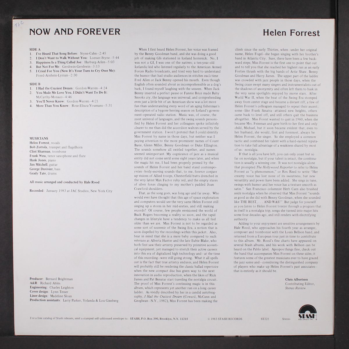 now & forever by HELEN FORREST