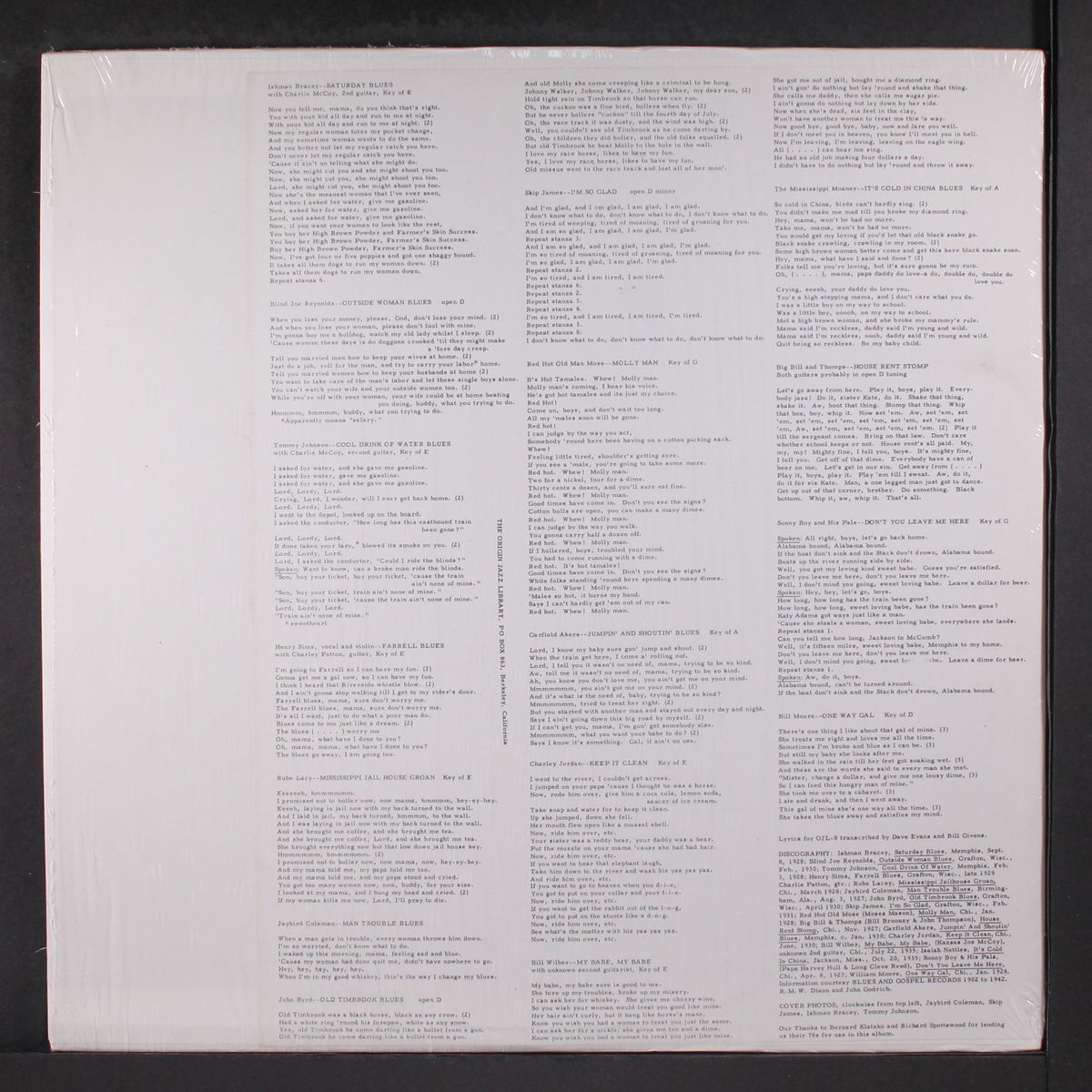 country blues encores, 1927-35 by VARIOUS