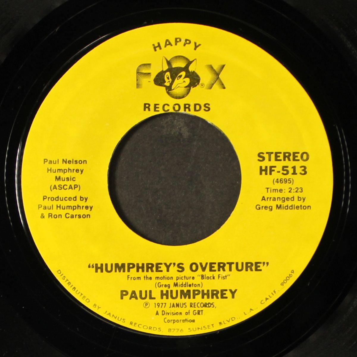 humphrey's overture / bionic salsa by PAUL HUMPHREY