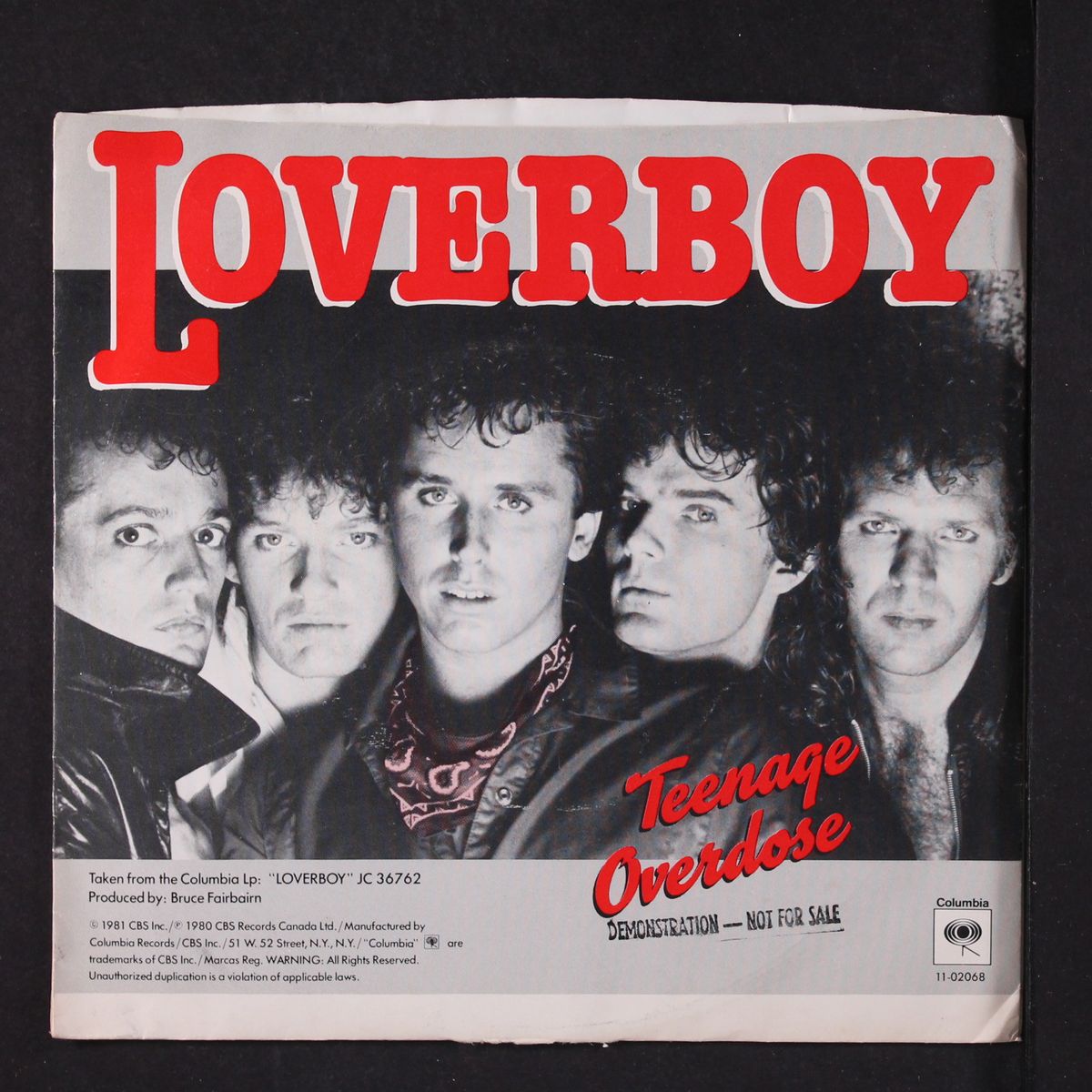the kid is hot tonite / teenage overdose by LOVERBOY