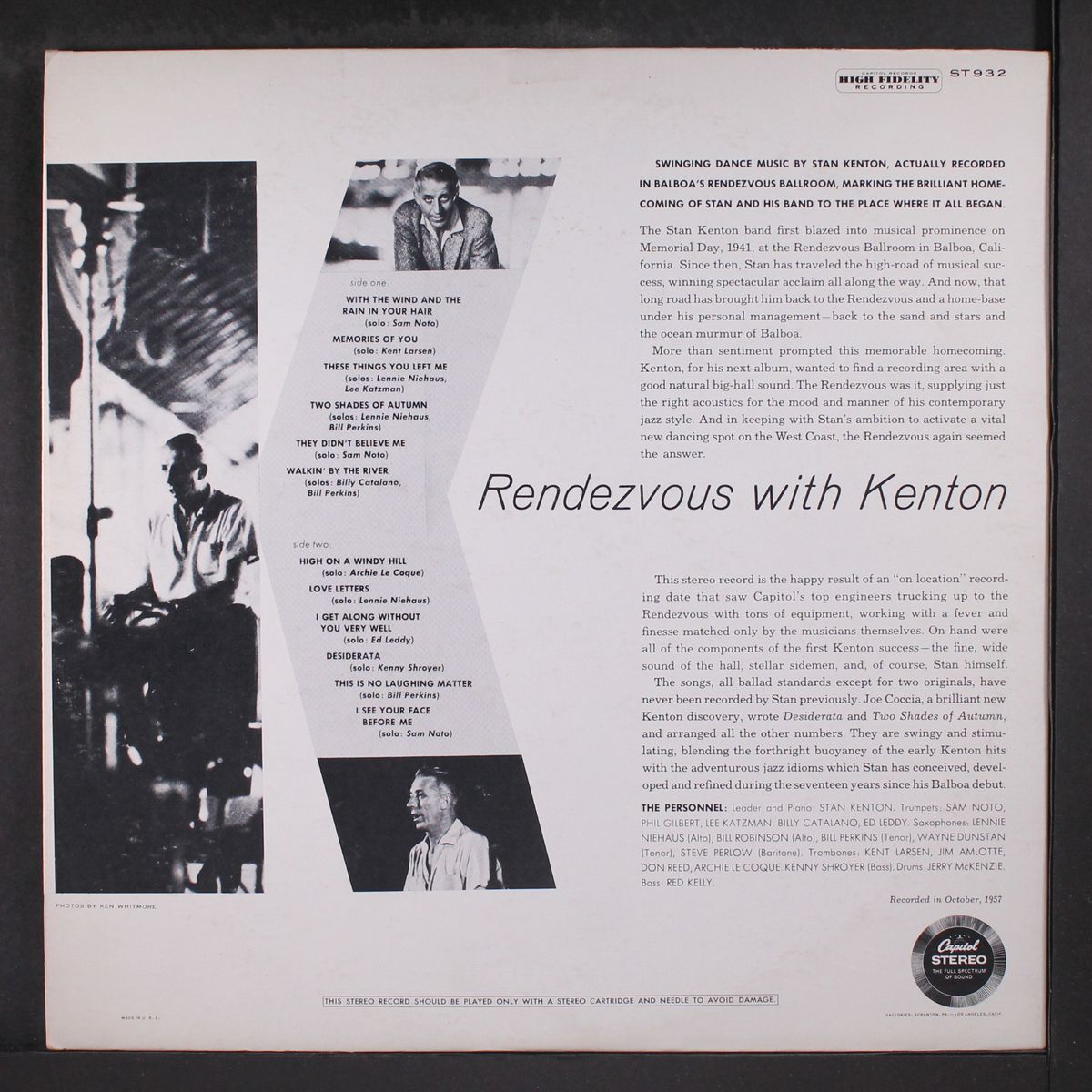 rendezvous with kenton by STAN KENTON