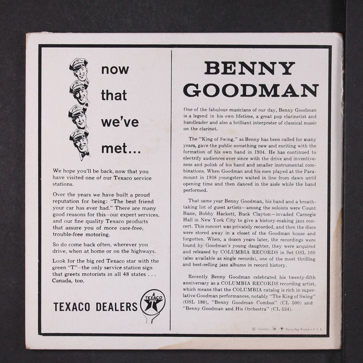 swing into spring by BENNY GOODMAN