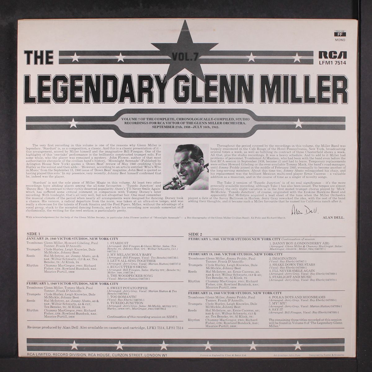 the legendary glenn miller vol. 7 by GLENN MILLER