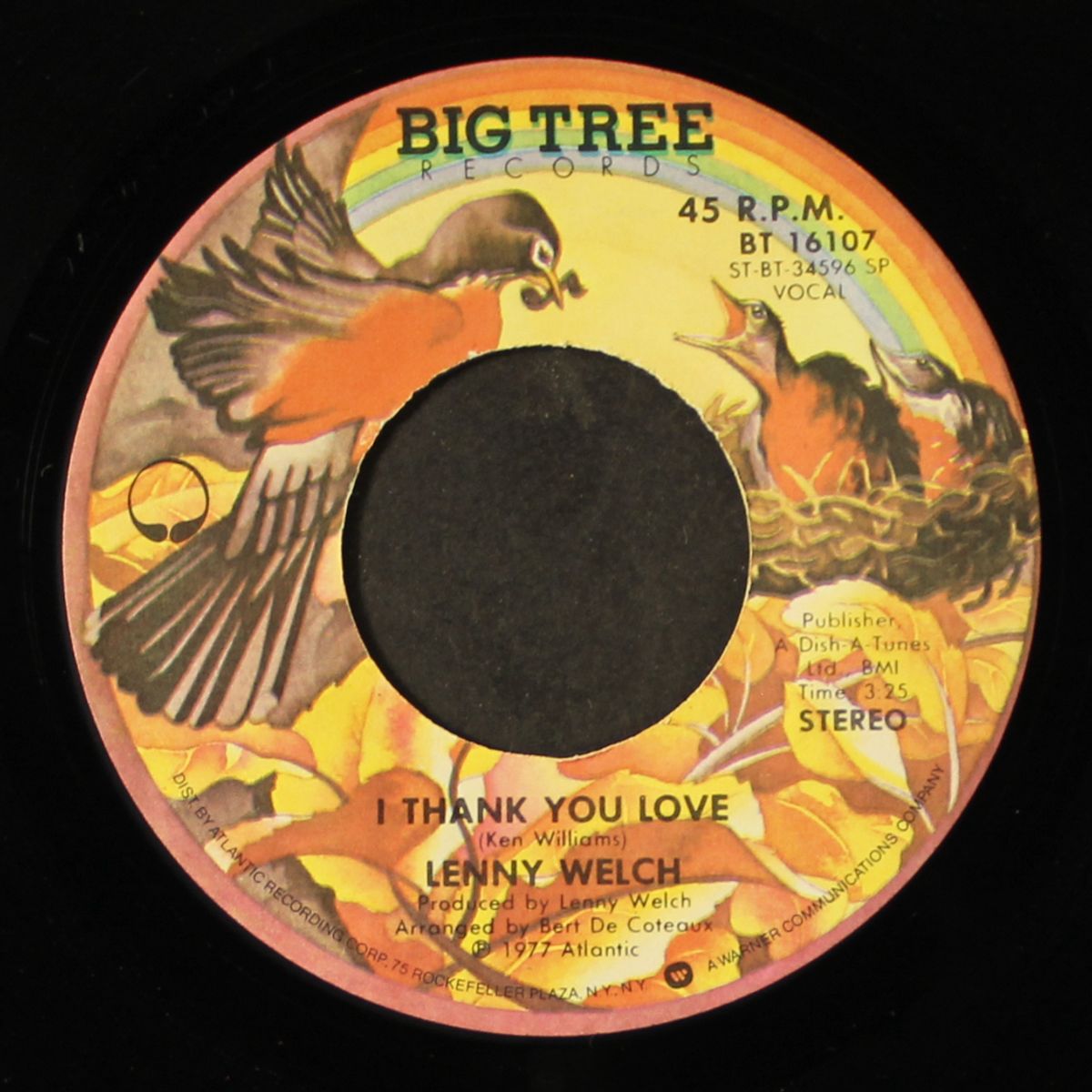 i thank you love by LENNY WELCH