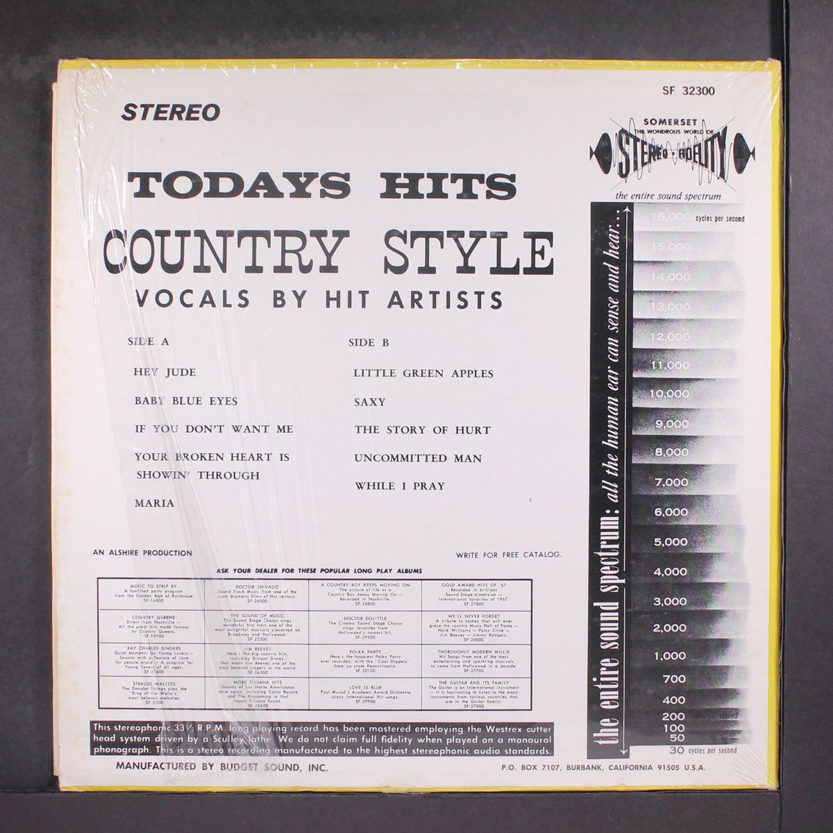 today's hits country style by VARIOUS