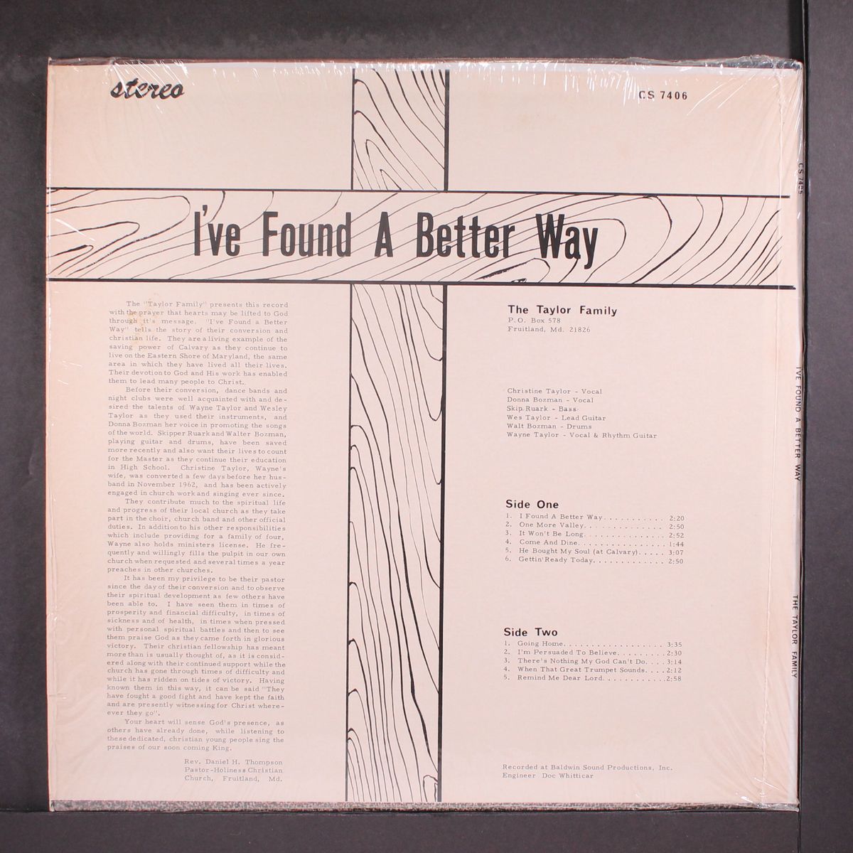 i've found a better way by TAYLOR FAMILY