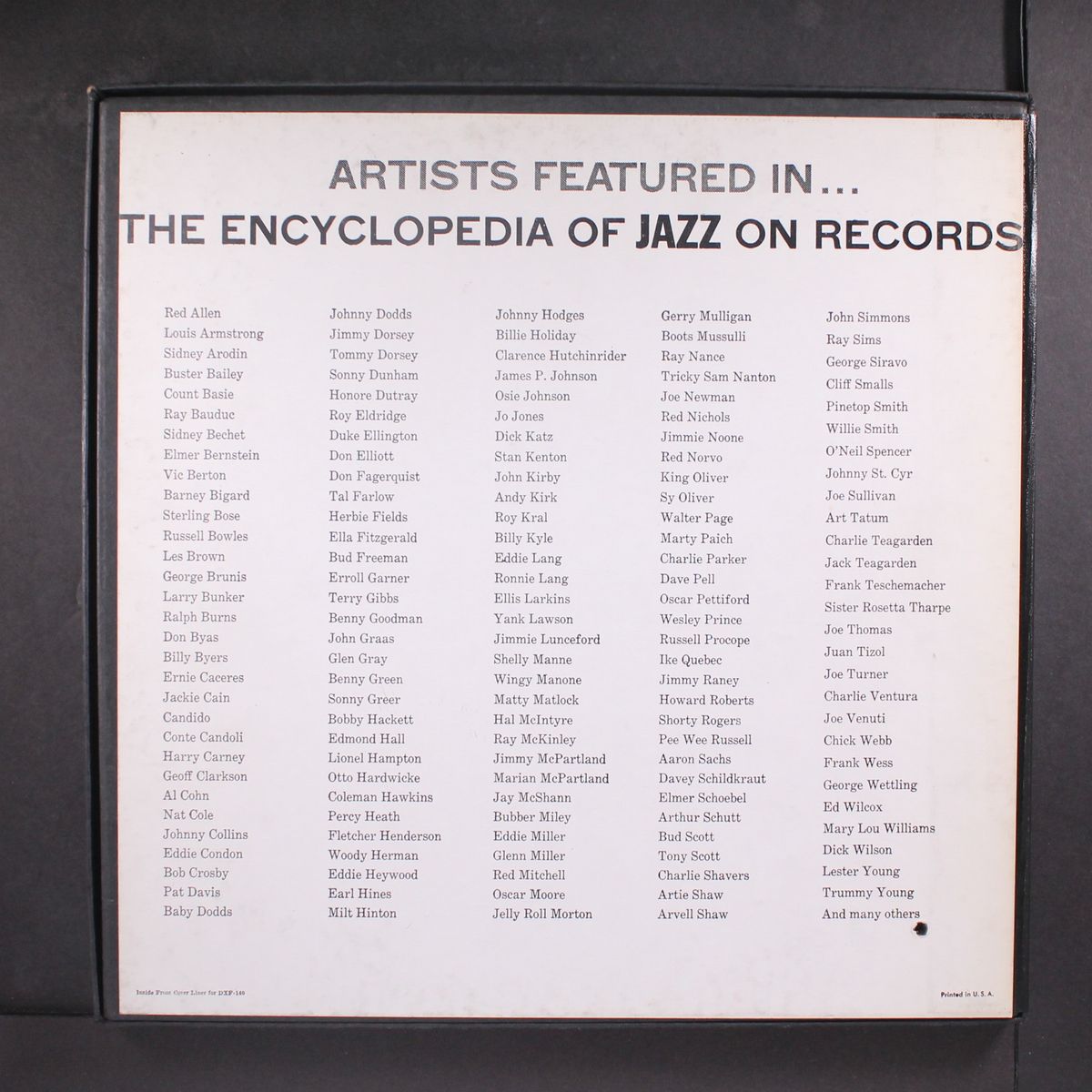 encyclopedia of jazz by VARIOUS
