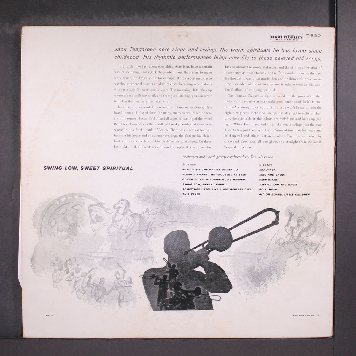 swing low sweet spiritual by JACK TEAGARDEN