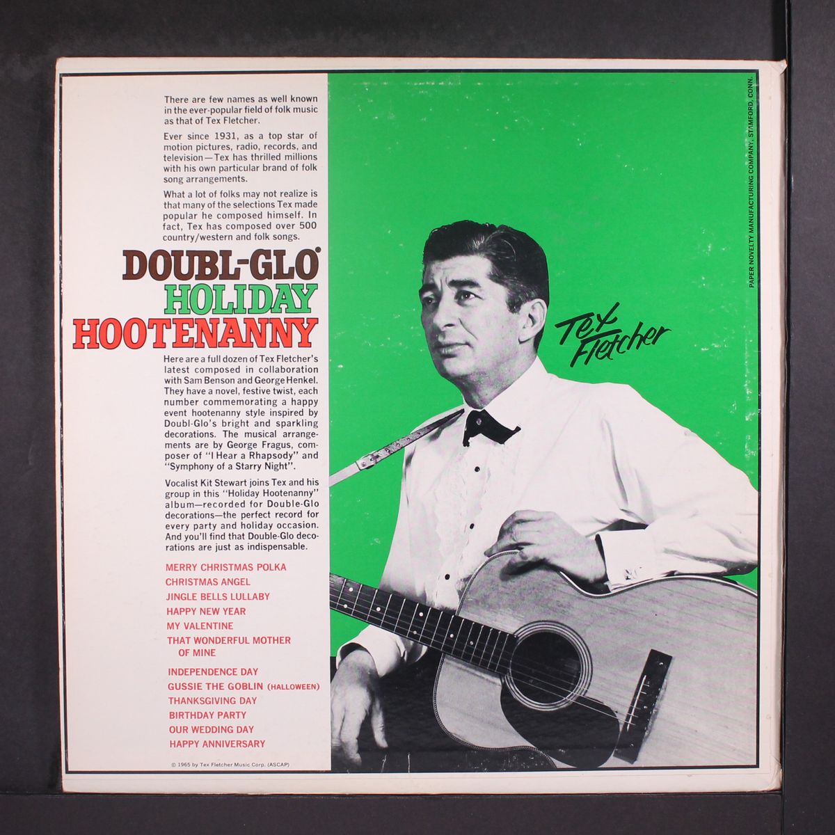 doubl-glo holiday hootenanny by TEX FLETCHER