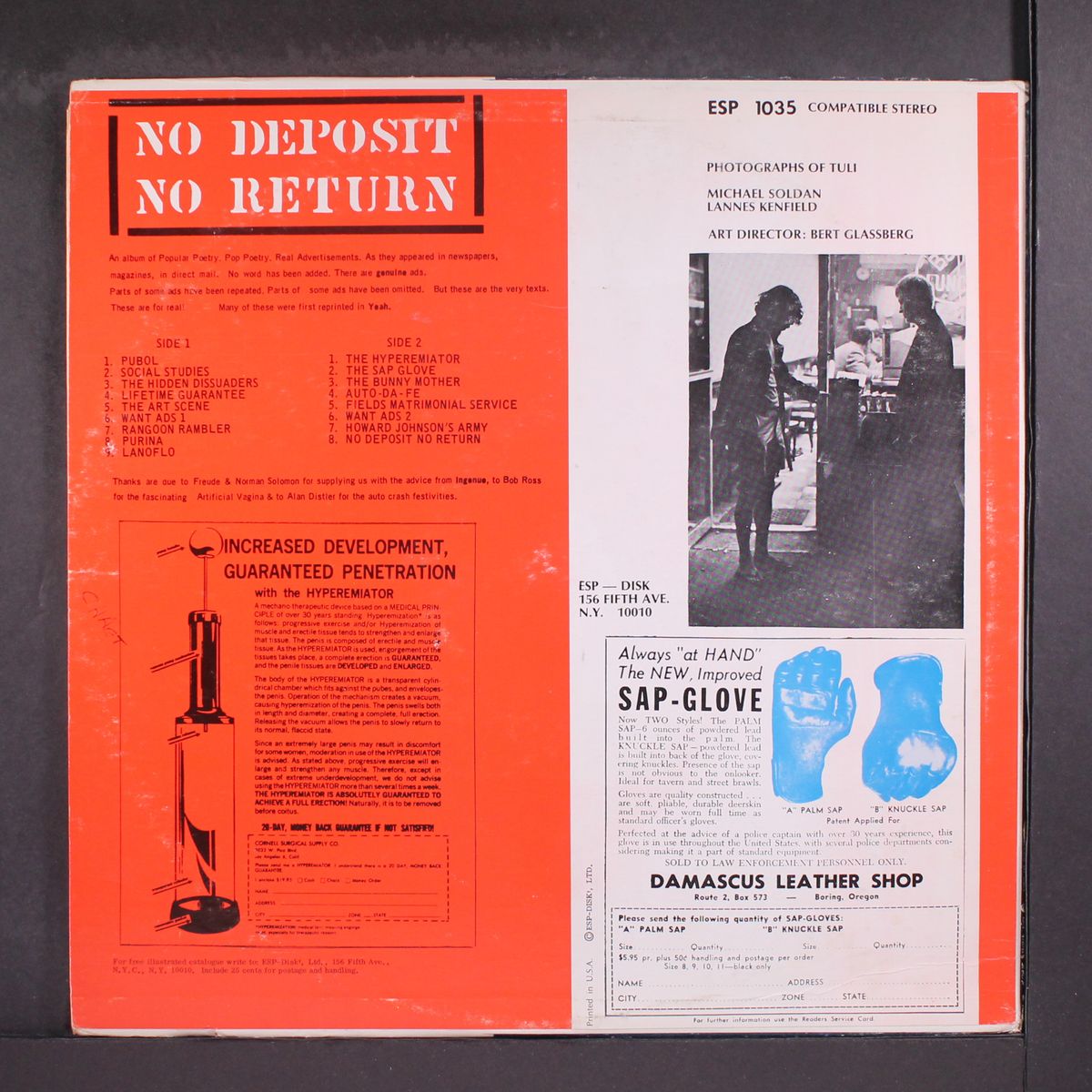 no deposit, no return by TULI KUPFERBERG