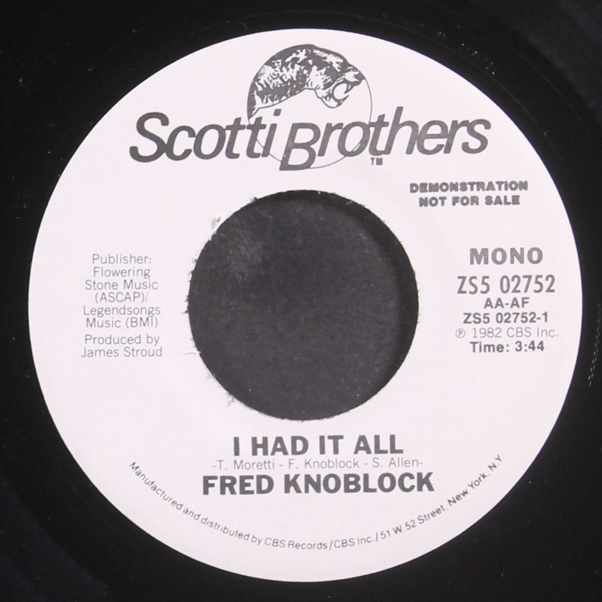 i had it all / mono by FRED KNOBLOCK