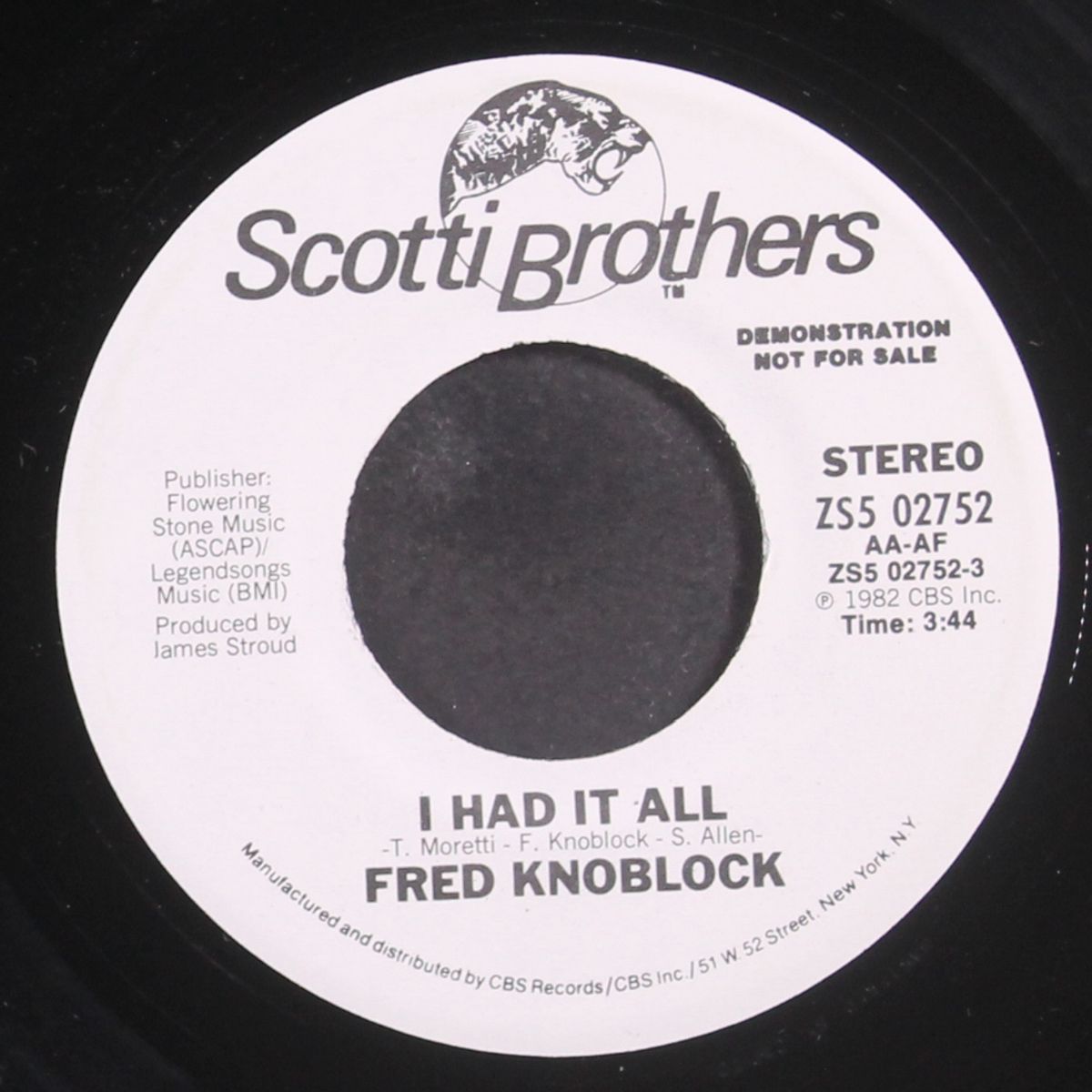 i had it all / mono by FRED KNOBLOCK