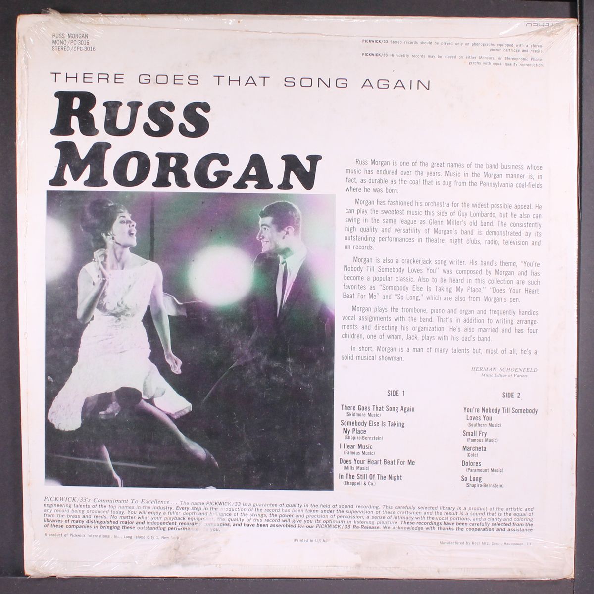 there goes that song again by RUSS MORGAN