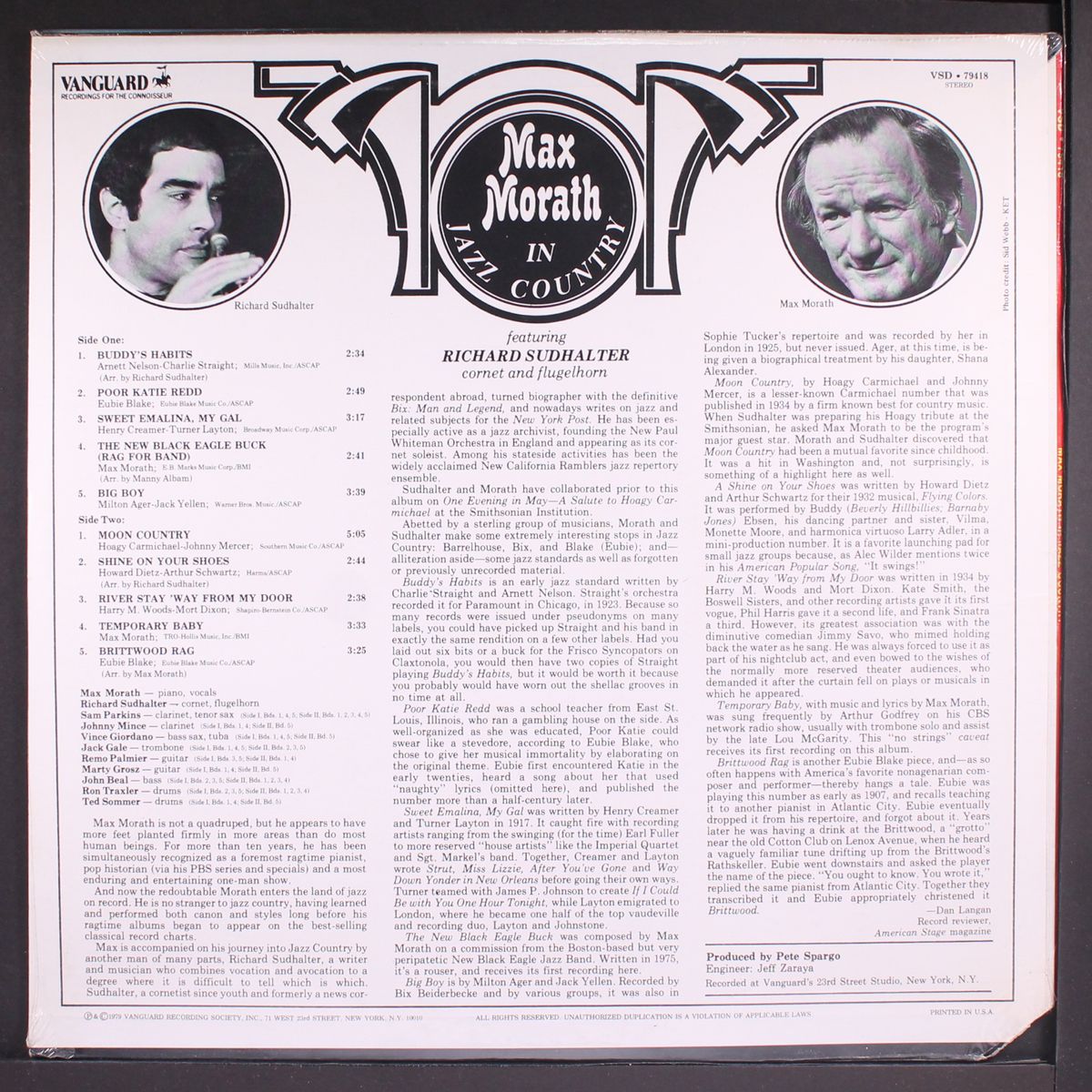 in jazz country by MAX MORATH