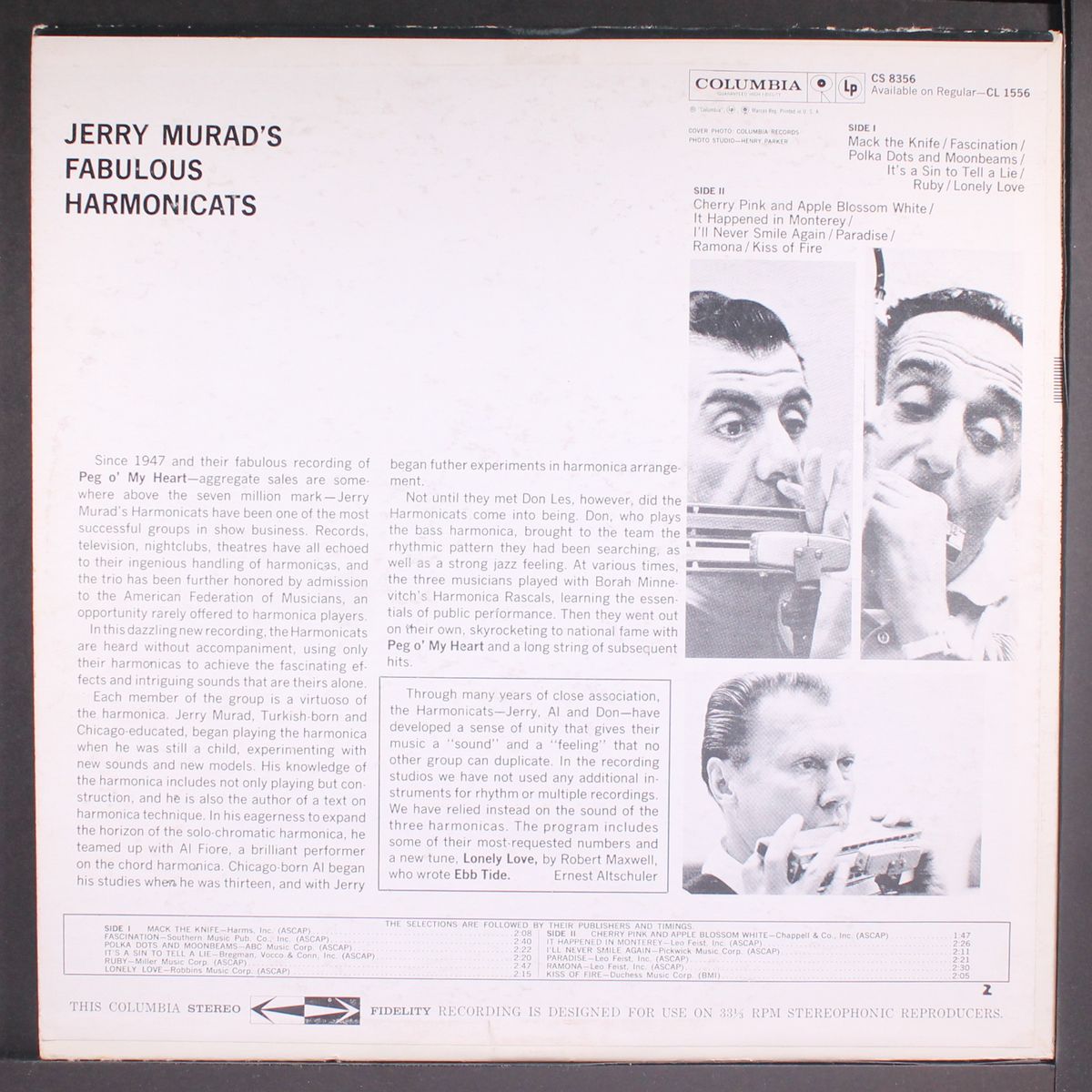 cherry pink and apple blossom white by JERRY MURAD'S HARMONICATS