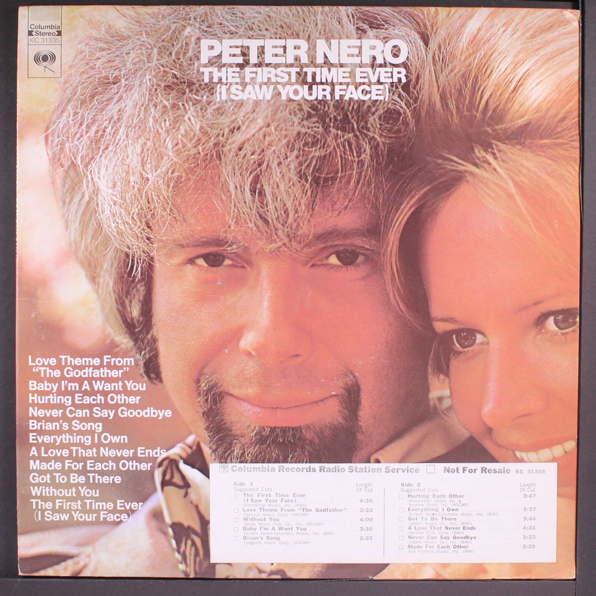 the first time ever by PETER NERO