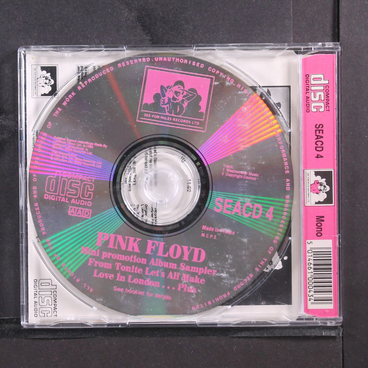 mini promotion album sampler: tonite let's all make love in london... by PINK FLOYD & OTHERS