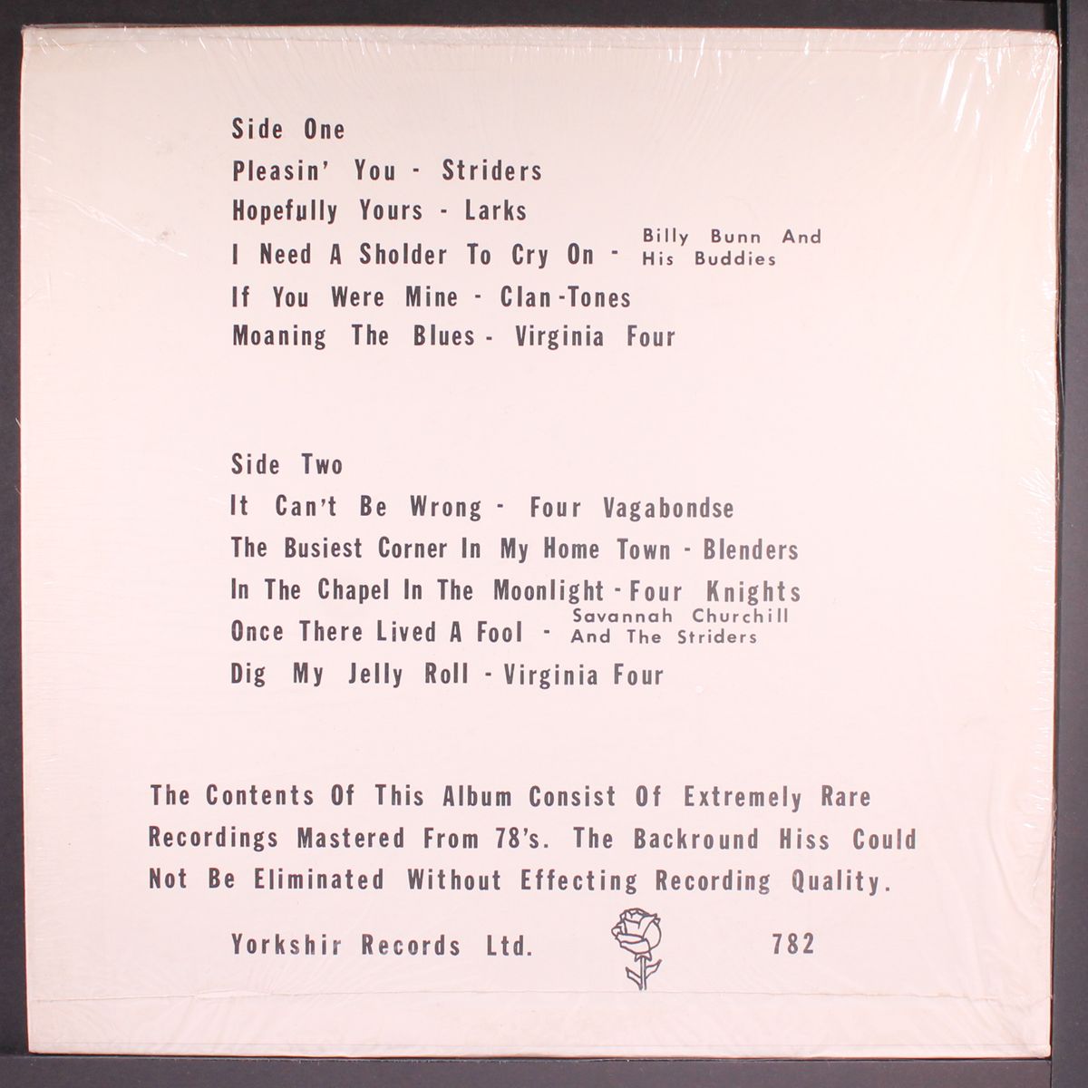 vocal groups 1940's and 1950's; collector series, vol. 2 by VARIOUS