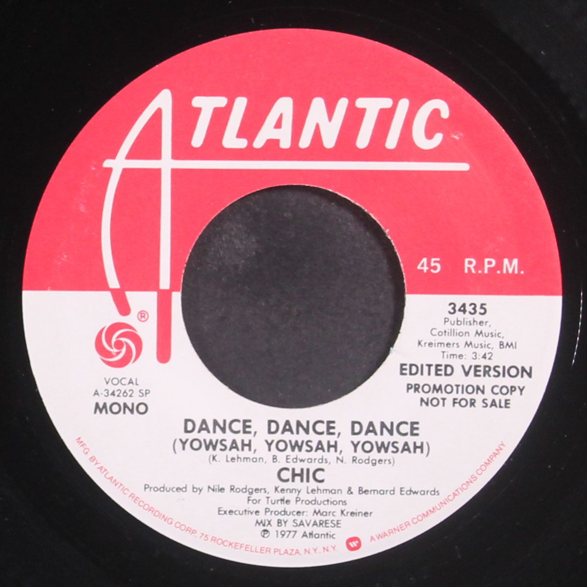 dance, dance, dance (yowsah, yowsah, yowsah) / mono by CHIC