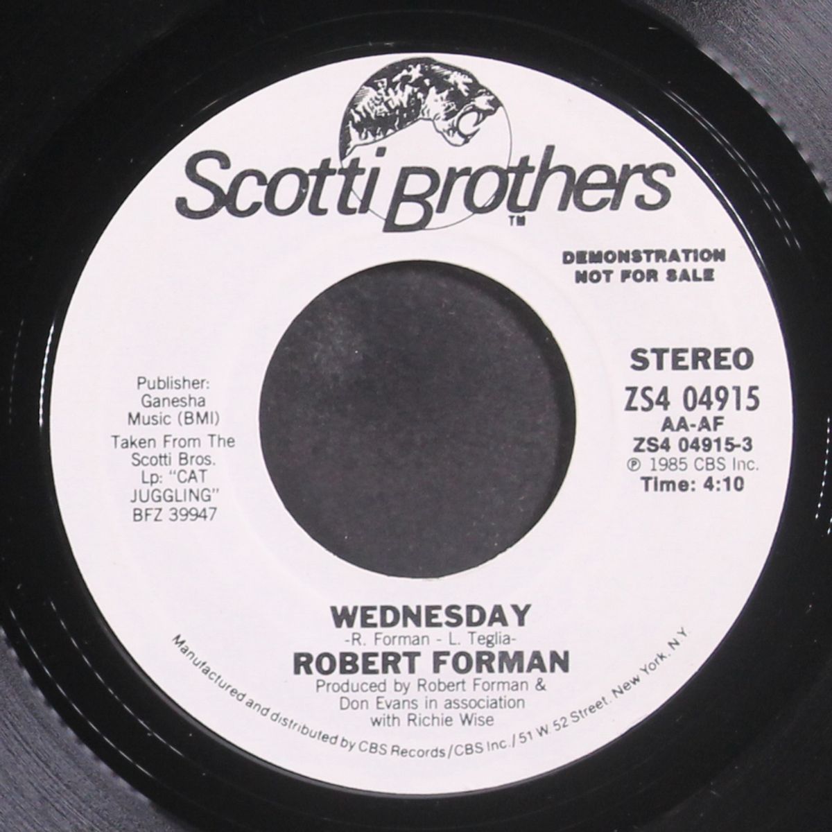 wednesday / same by ROBERT FORMAN