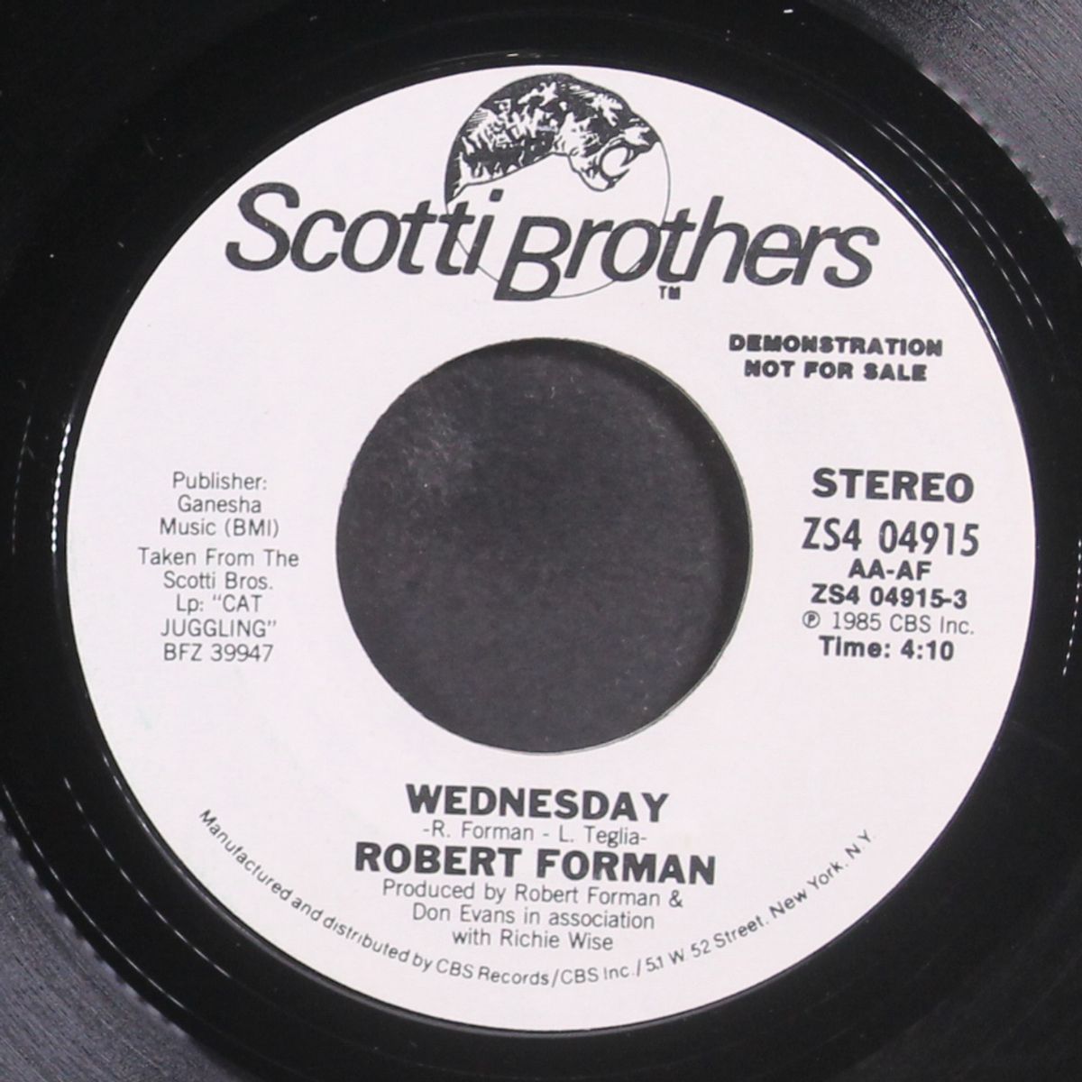 wednesday / same by ROBERT FORMAN