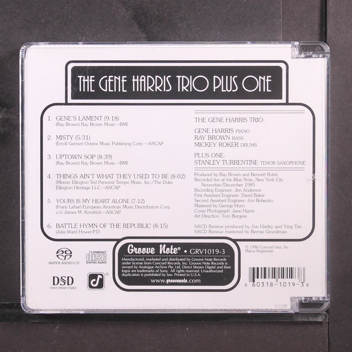 the gene harris trio plus one by GENE HARRIS