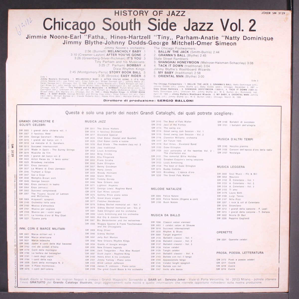 chicago south side jazz vol .2 by VARIOUS