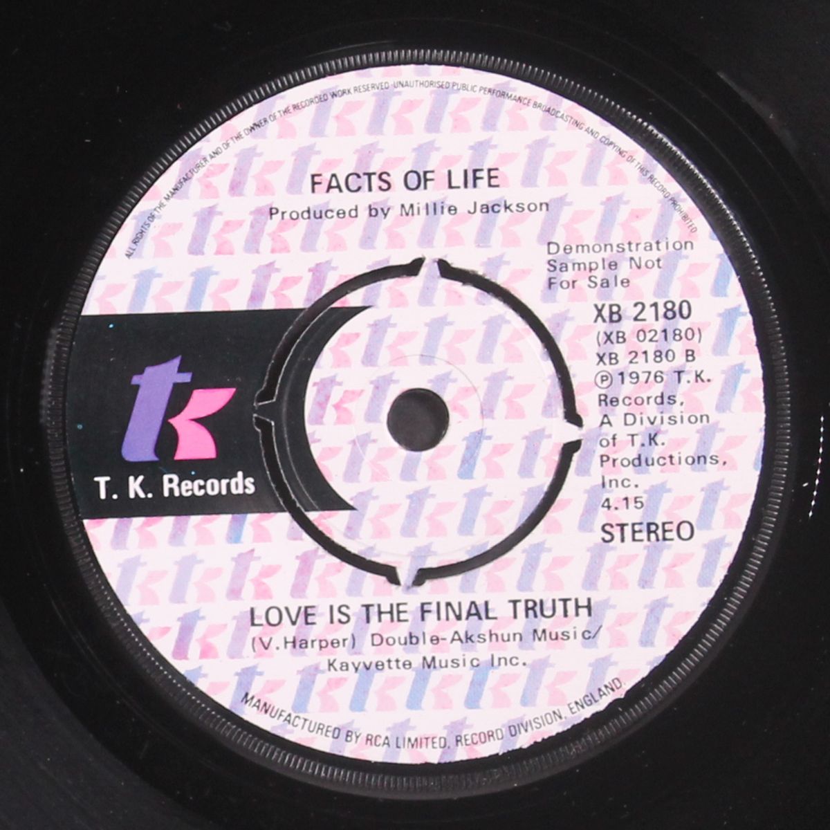 sometimes by FACTS OF LIFE