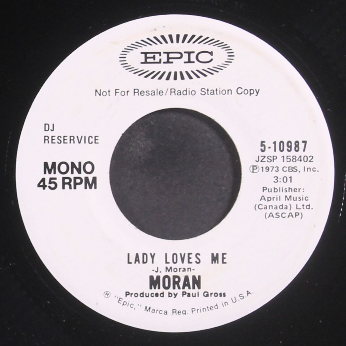 lady loves me / mono by MORAN