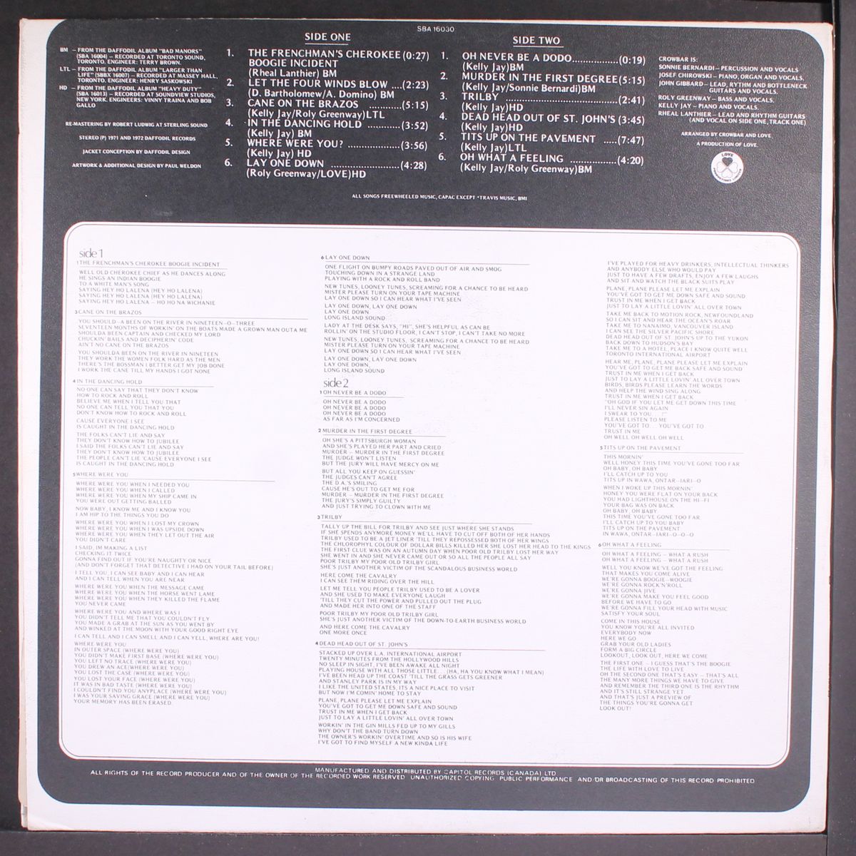 crowbar classics (memories are made of this) by CROWBAR