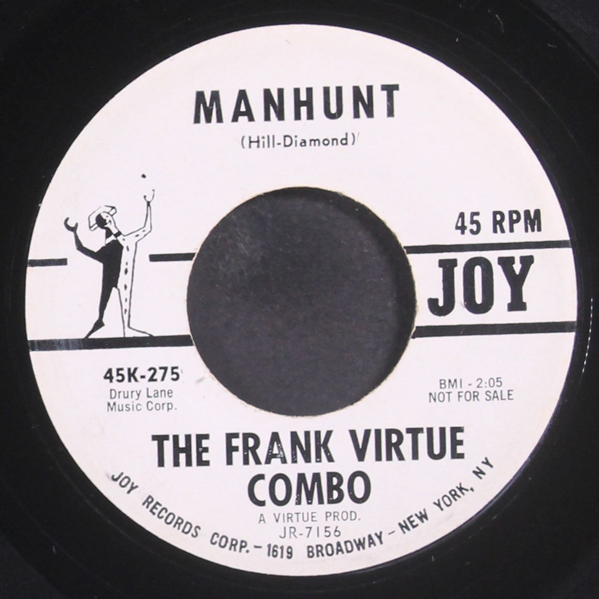 midnight hassle / manhunt by FRANK VIRTUE COMBO