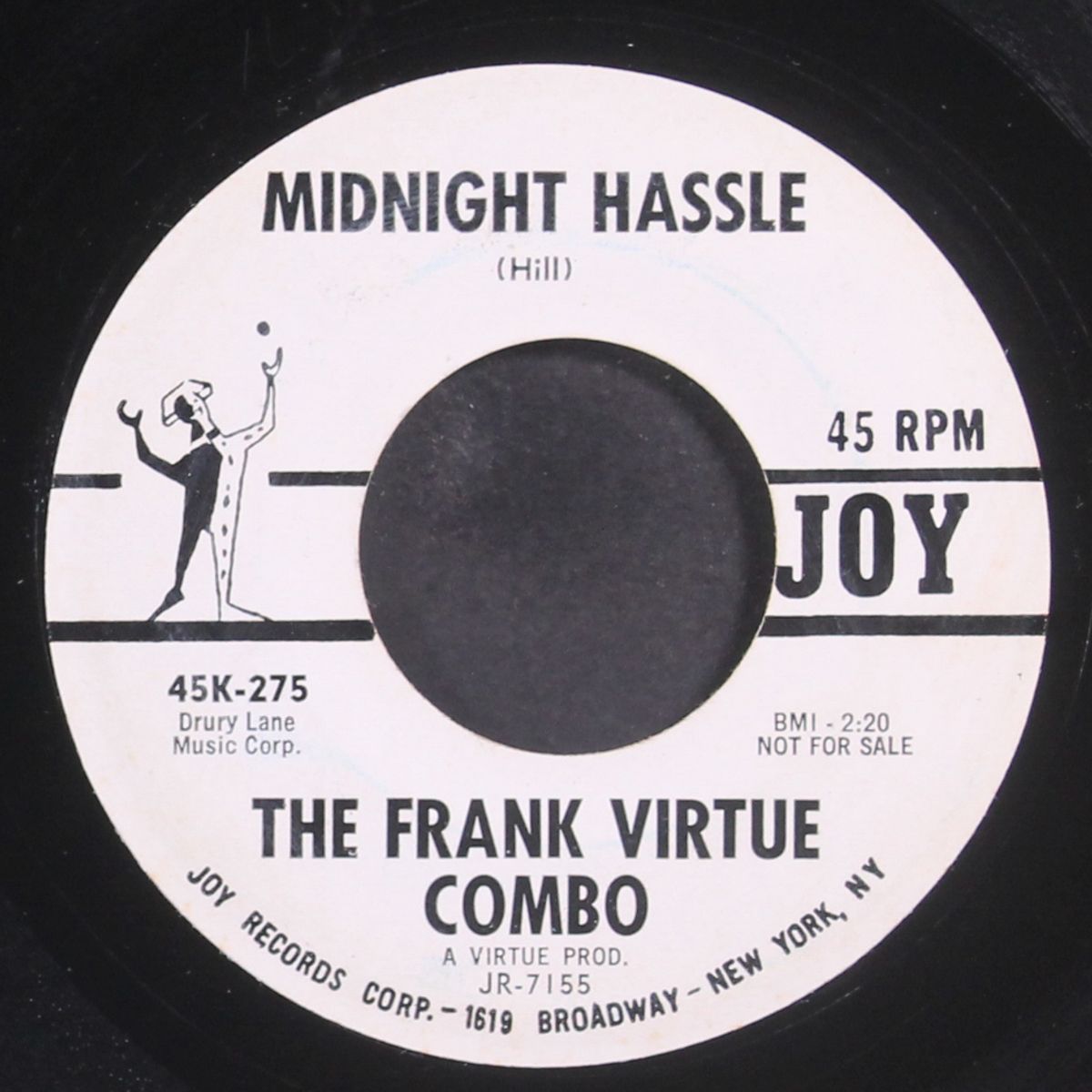 midnight hassle / manhunt by FRANK VIRTUE COMBO