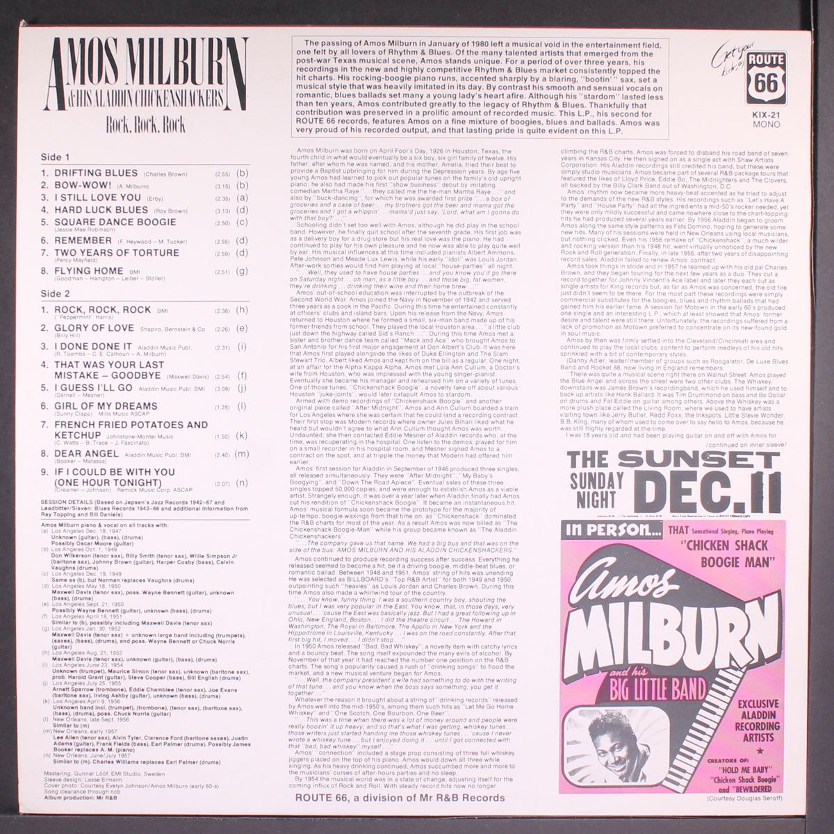 rock, rock, rock by AMOS MILBURN