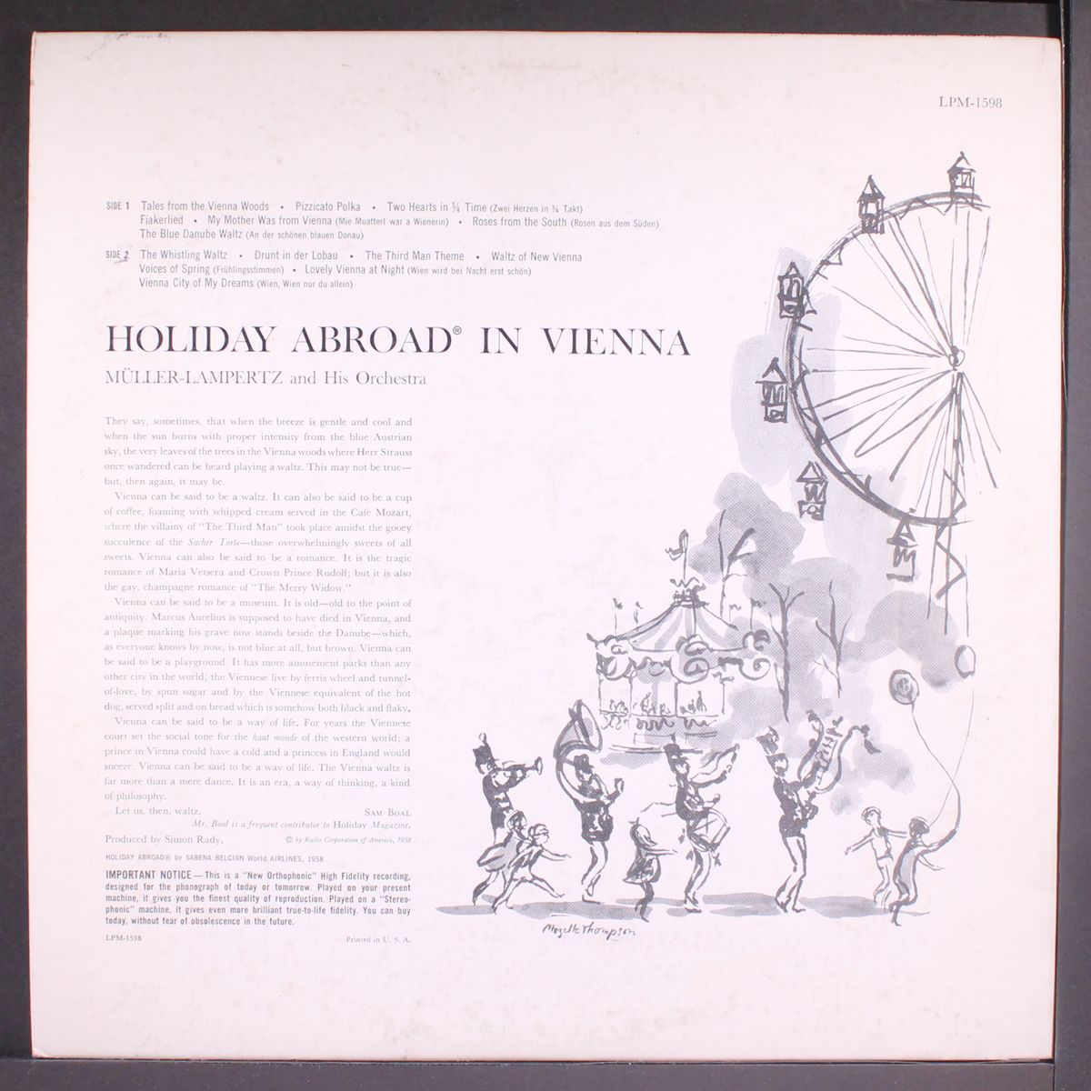 holiday abroad in vienna by WERNER MUELLER -LAMPERTZ