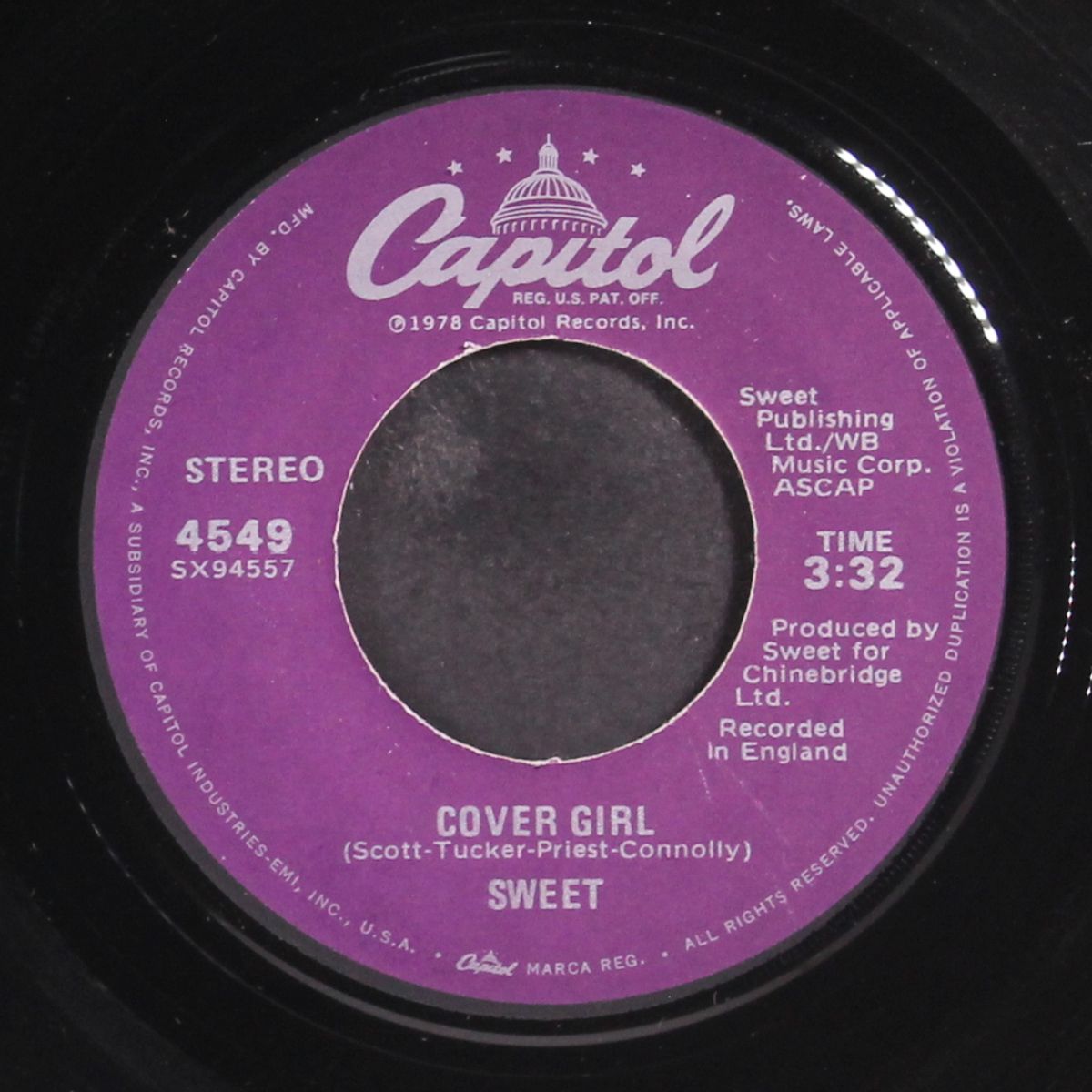 love is like oxygen / cover girl by SWEET