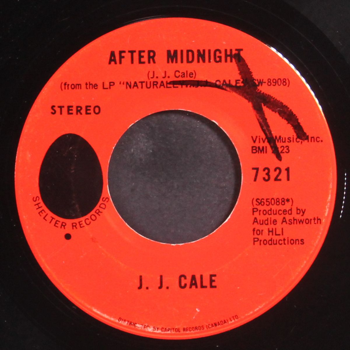 after midnight / crying eyes by J.J. CALE