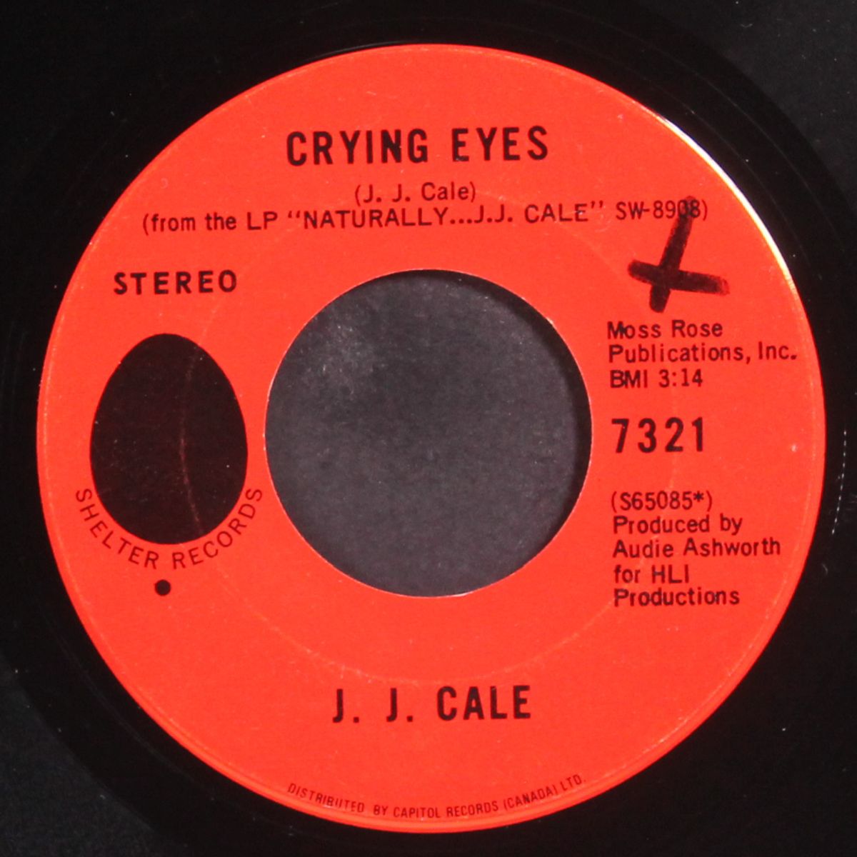 after midnight / crying eyes by J.J. CALE