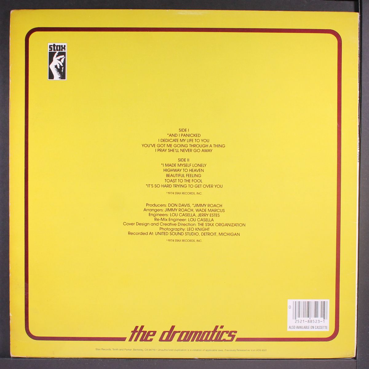 dramatically yours by RON BANKS & DRAMATICS