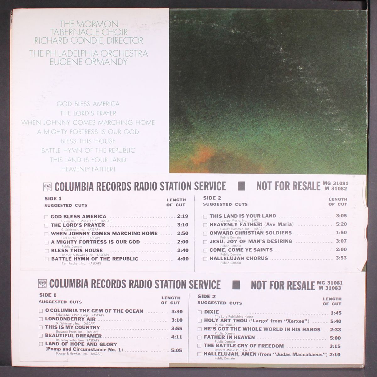 the mormon tabernacle choir album by MORMON TABERNACLE CHOIR